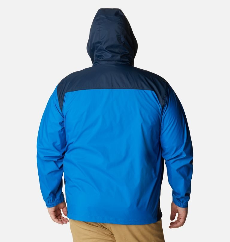 Men's Columbia Glennaker Lake Rain Jackets Blue | Plus Size CA-O1803